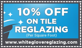 10% off on tile reglazing (per square foot)